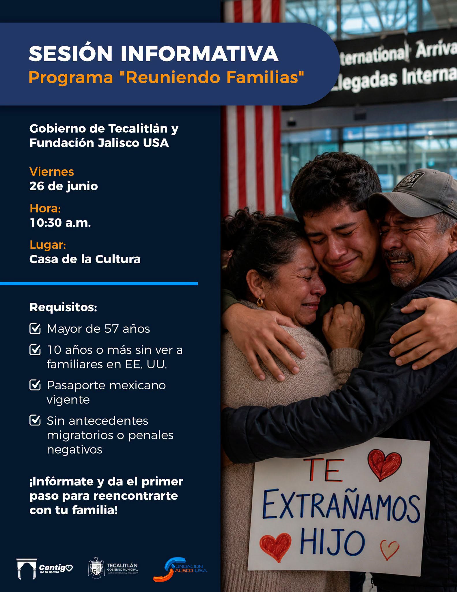 Sesión Informativa "Programa reuniendo familias"